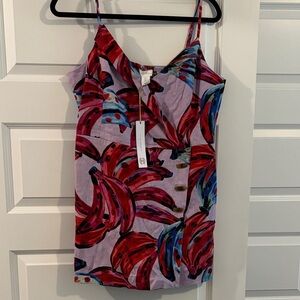 House of Harlow Colorful Banana Print Romper